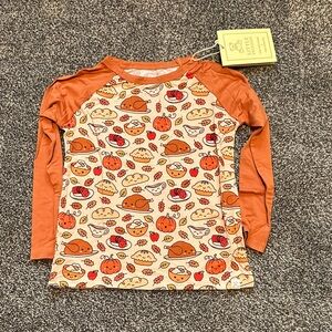 Cute Fall-Themed Long Sleeve Shirt